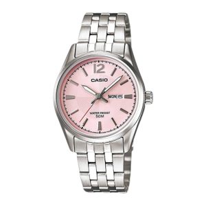 ساعت مچی زنانه کاسیو مدل CASIO LTP-1335D - استیل-صورتی